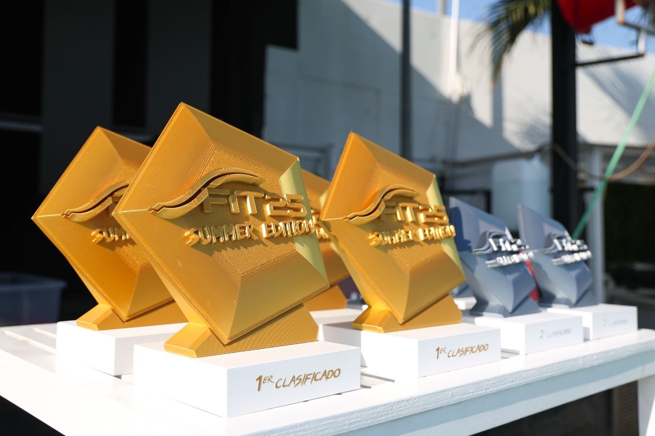 Trofeos del FIT Summer preparados para la entrega